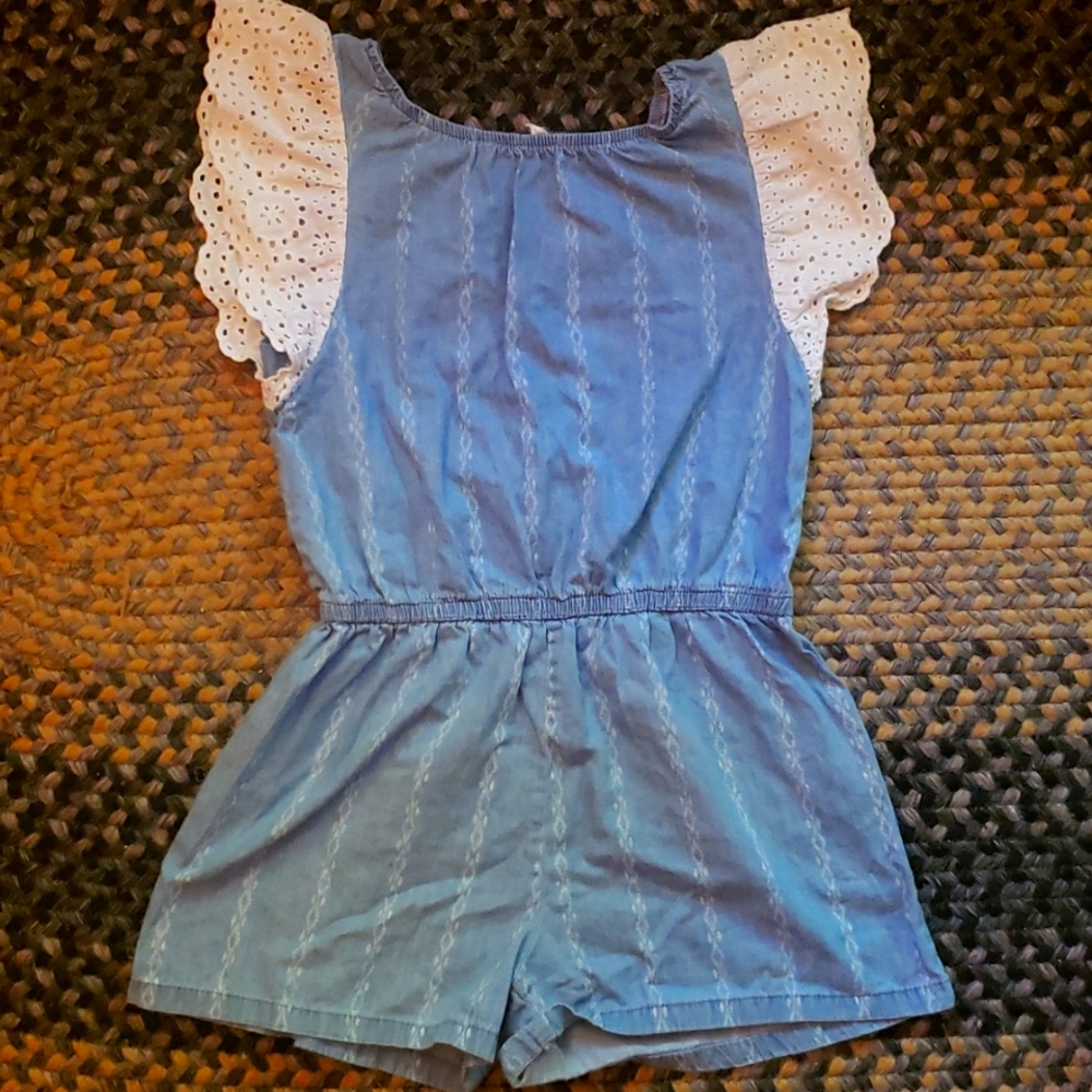 Girls boho romper